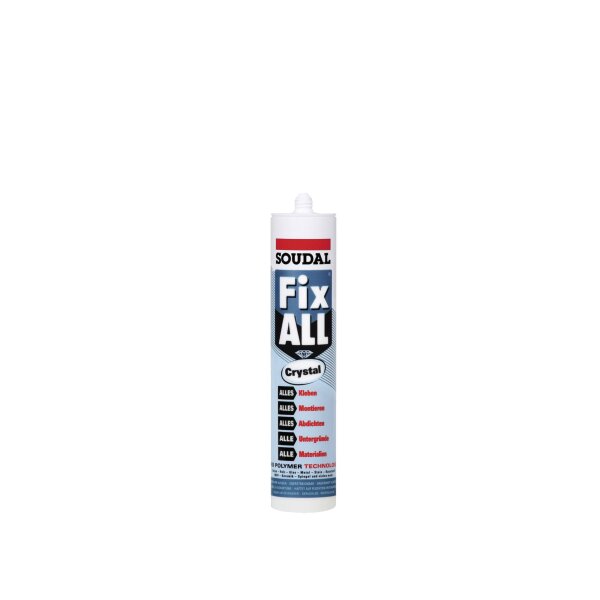 Fix ALL CRYSTAL, für flexible Verklebungen, glasklar 300 ml