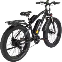 26 Zoll 500W Elektrofahrrad mit 48V 15Ah Batterie, Fat...